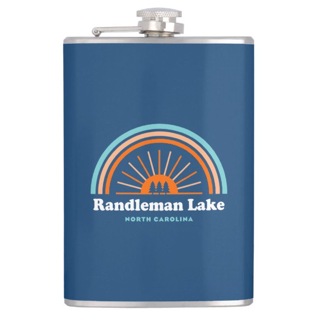 Petaca Arcoiris de Randleman Lake North Carolina (Anverso)