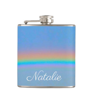Petaca Arcoiris real natural personalizado