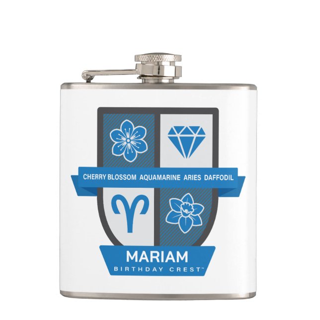 Petaca Aries Birthday Crest™ for March 21-31 (Anverso)