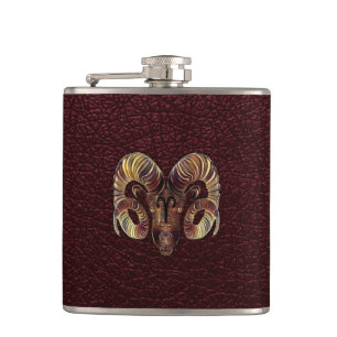 Petaca Aries Bronce
