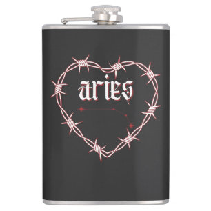 Petaca Aries Constellation Gótico Dark Edgy Celestial