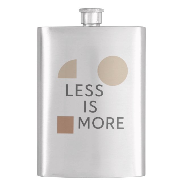 Petaca Armonía minimalista (Anverso)