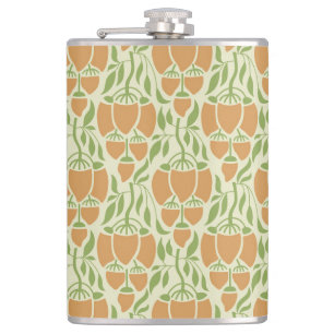 Petaca Art Nouveau: Elegancia floral