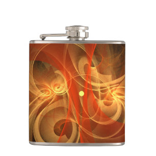 Petaca Arte abstracto de magia matutina