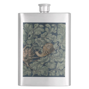 Petaca Arte Antiguo Botánico Art Nouveau Caracol Antiguo