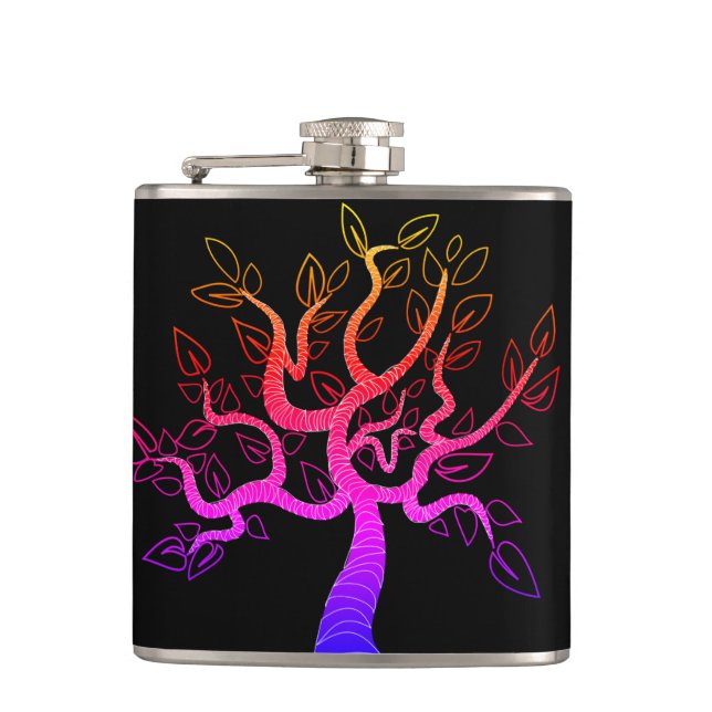 Petaca Arte de árbol de la vida (Anverso)