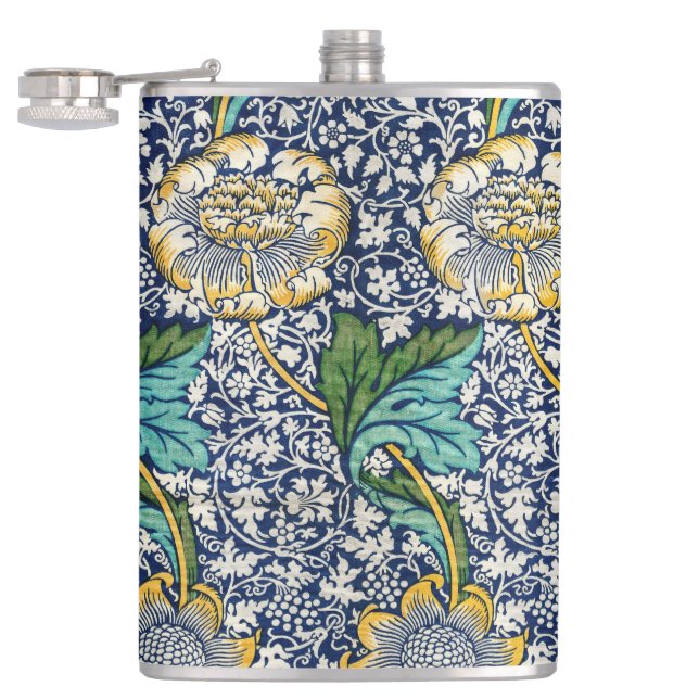 Petaca Arte de Kennet Floral William Morris (Abierto)