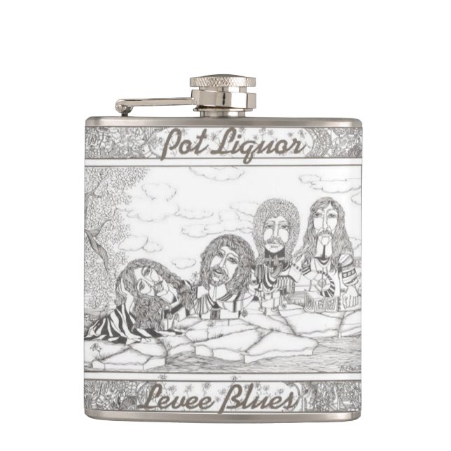 Petaca Arte del álbum Potliquor Levee Blues (Anverso)