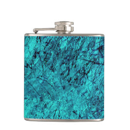 Petaca Arte digital azul con muchas líneas mixtas/laberín