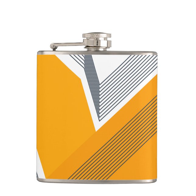 Petaca Arte moderno, fresco, moderno, urbano, simple y ge (Anverso)