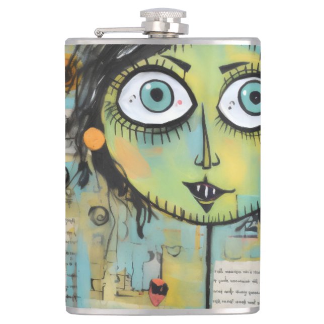 Petaca ArtLady 15 Encantadora y angustiada (Anverso)