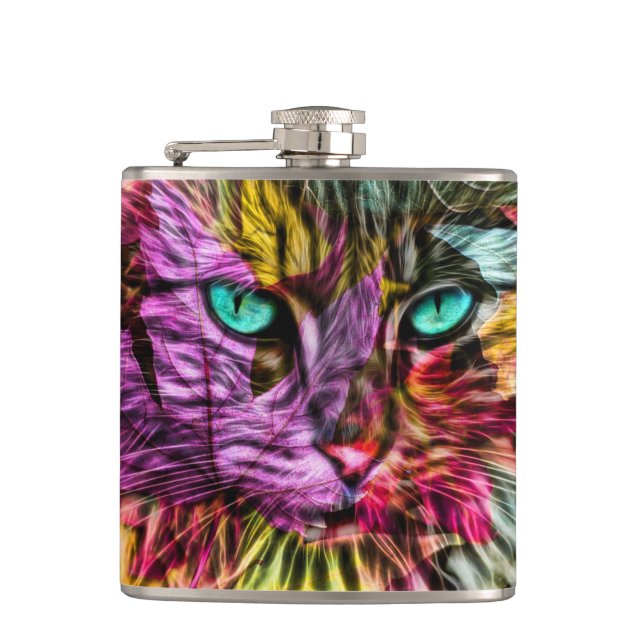Petaca Artsy Kitty Cat (Anverso)
