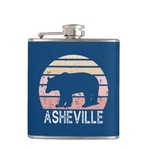 Petaca Asheville North Carolina Retro Bear