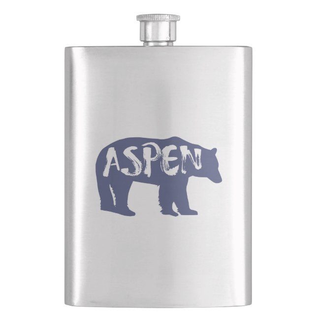 Petaca Aspen Colorado Bear (Anverso)