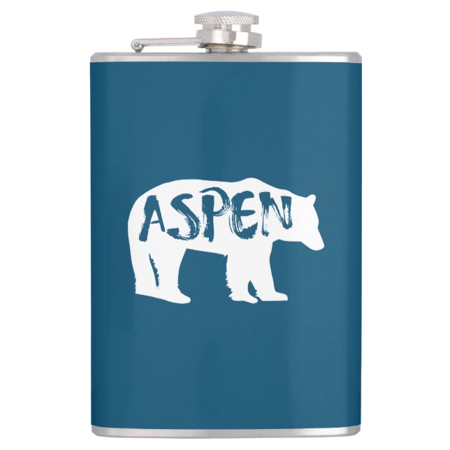 Petaca Aspen Colorado Bear (Anverso)