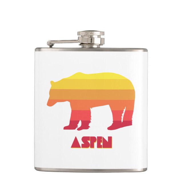 Petaca Aspen Colorado Rainbow Bear (Anverso)