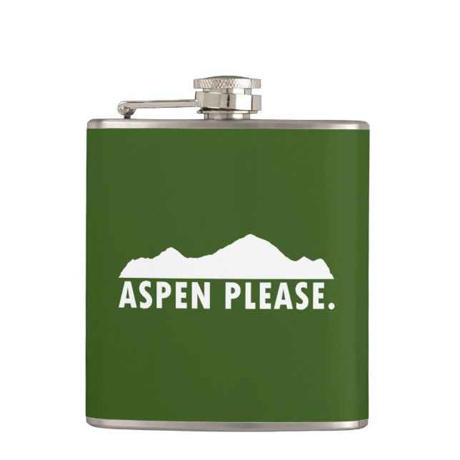 Petaca Aspen Please (Anverso)