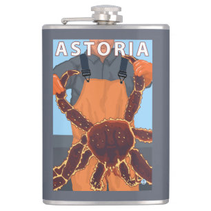 Petaca Astoria, cangrejo de OregonKing