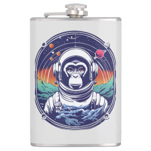 Petaca Astronauta de mono espacial
