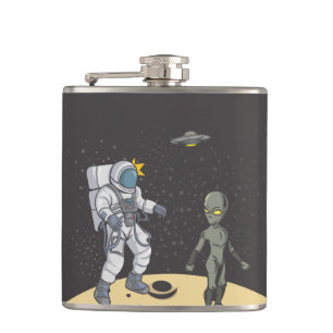 Petaca Astronauta y extranjera