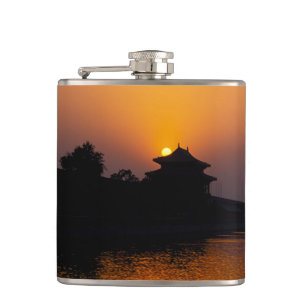 Petaca Atardecer en la ciudad prohibida - Beijing, China