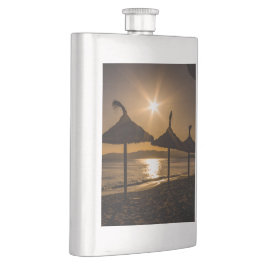 Petaca Atardecer en la playa, Mallorca, España