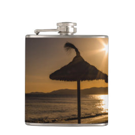 Petaca Atardecer en la playa, Mallorca, España