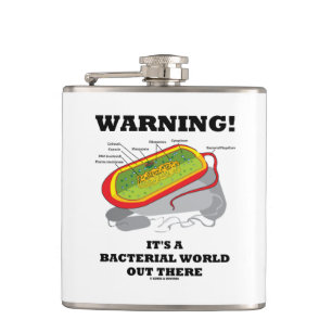 Petaca ¡Atención! Es un mundo bacteriano