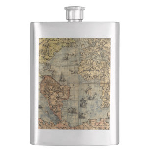 Petaca Atlas Histórico de Antigüedades del Mapa Mundial