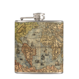 Petaca Atlas Histórico de Antigüedades del Mapa Mundial