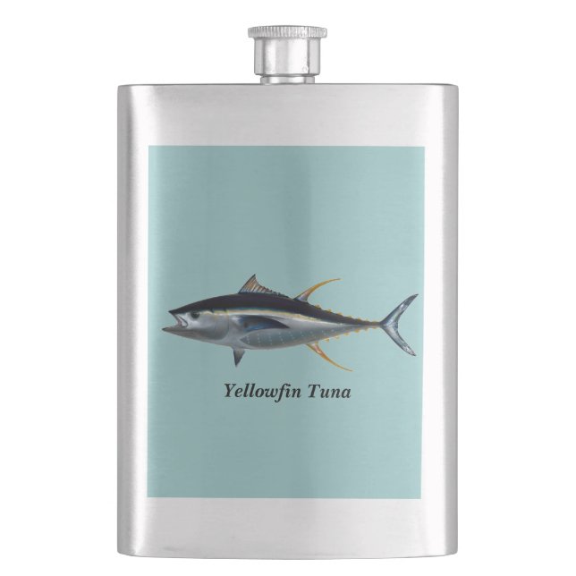 Petaca Atún de trucha salmonada (Anverso)