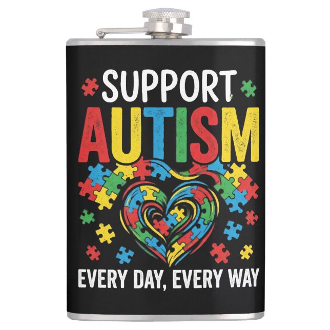 Petaca Autism awareness (Anverso)