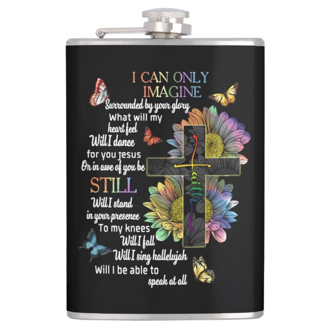 Petaca Autism Awareness I Can Only Imagine Jesus Faith (Anverso)