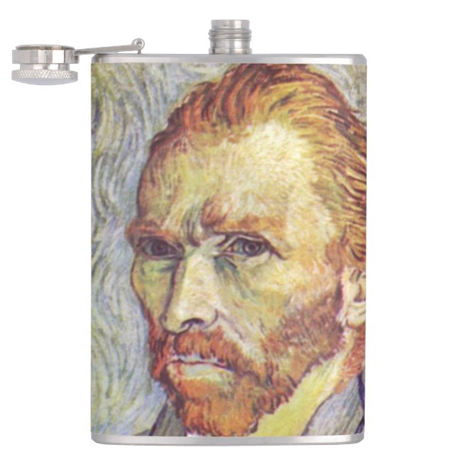 Petaca Auto-retrato Vincent Willem van Gogh (Abierto)