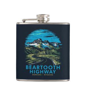 Petaca Autopista Beartooth Montana Wyoming Vista