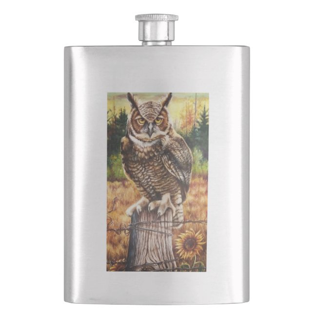 Petaca Autumn Owl (Anverso)