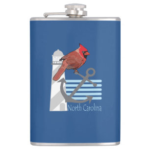 Petaca ave del estado de Carolina del Norte, casa de luz