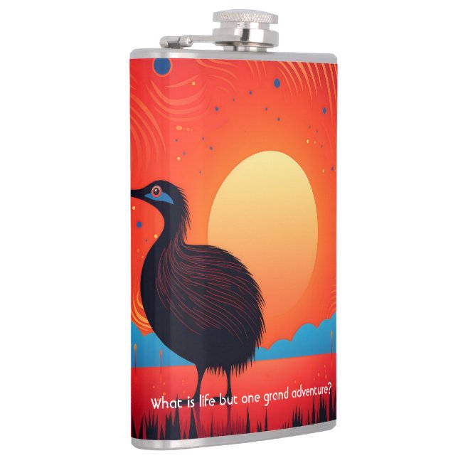Petaca Ave Kiwi a la luz de la luna (Derecha)