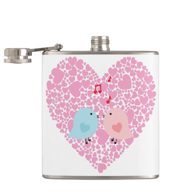 Petaca Aves de amor (Abierto)