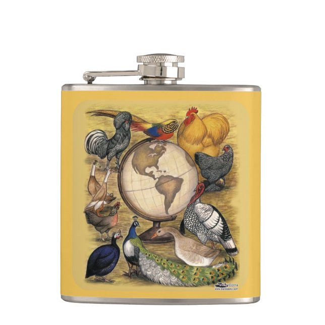 Petaca Aves de corral del mundo (Anverso)