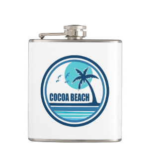 Petaca Aves de palmeras de Cocoa Beach Florida