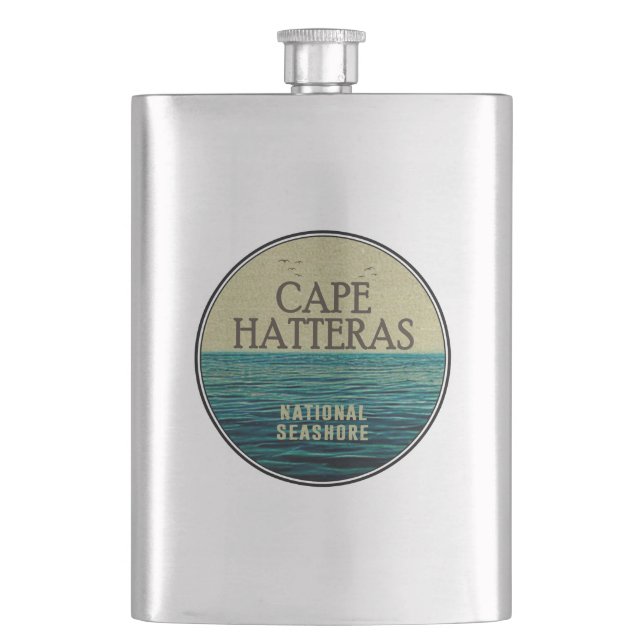Petaca Aves nacionales del Océano marino de Cabo Hatteras (Anverso)