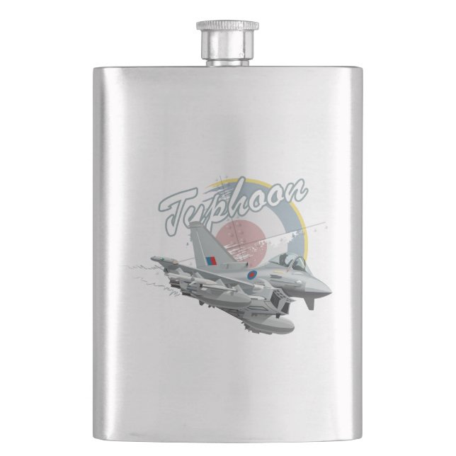 Petaca avión de combate personalizado (Anverso)