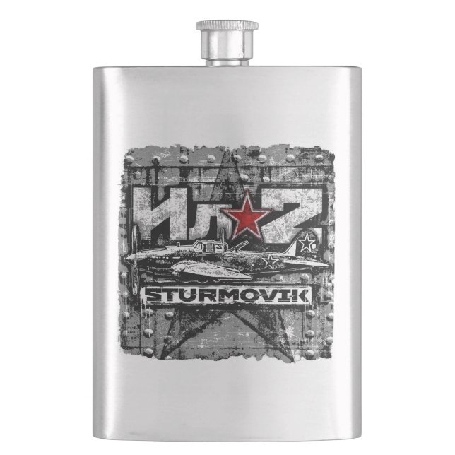 Petaca Avión soviético de ataque terrestre Il-2 (Anverso)