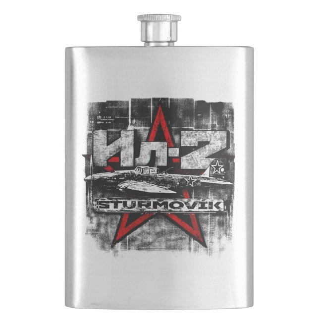 Petaca Avión soviético de ataque terrestre Il-2 (Anverso)