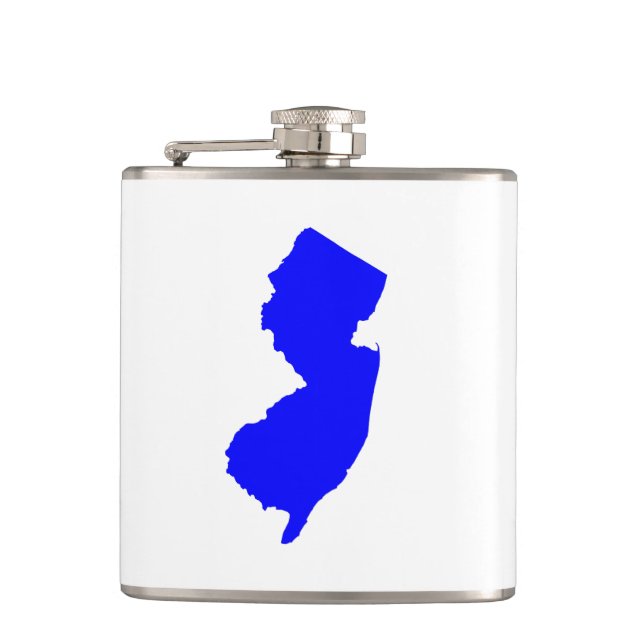 Petaca Azul Nueva Jersey (Anverso)
