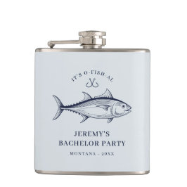 Petaca Bachelor Party Groom Fishing Party