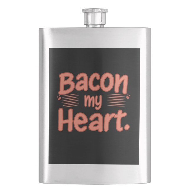 Petaca Bacon My Heart (Anverso)