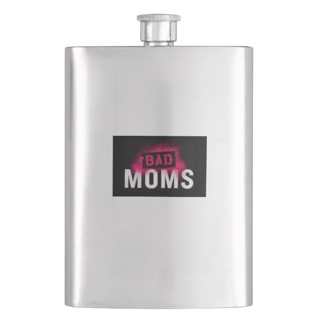 Petaca BAD MOMS Flask (Anverso)