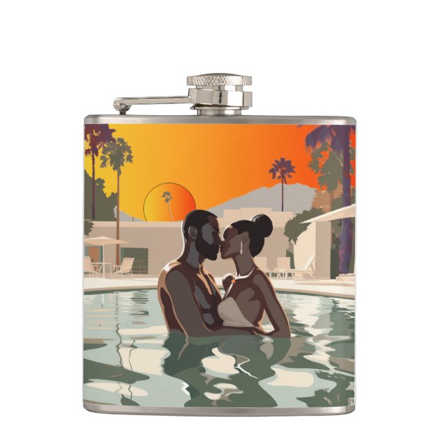 Petaca BAE-CATION #1 Vinyl Wraped Flask (Anverso)